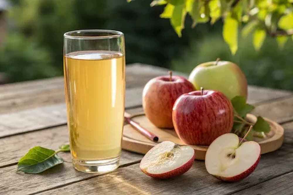 آبمیوه سیب طبیعی مناسب مصرف روزانه و پذیرایی